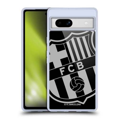 FC Barcelona Crest Oversized Soft Gel Case for Google Pixel 7a