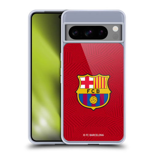 FC Barcelona Crest Red Soft Gel Case for Google Pixel 8 Pro