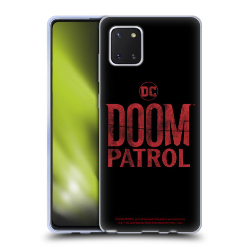 Doom Patrol Graphics Logo Soft Gel Case for Samsung Galaxy Note10 Lite
