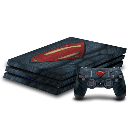 Batman V Superman: Dawn of Justice Graphics Superman Costume Vinyl Sticker Skin Decal Cover for Sony PS4 Pro Bundle