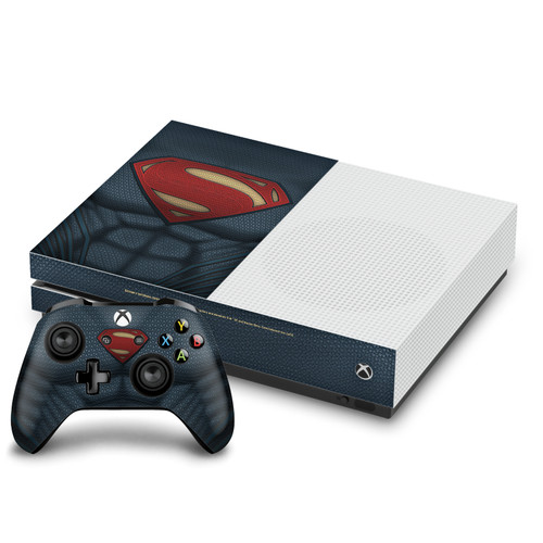 Batman V Superman: Dawn of Justice Graphics Superman Costume Vinyl Sticker Skin Decal Cover for Microsoft One S Console & Controller