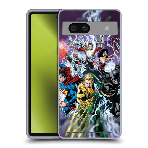 Justice League DC Comics Comic Book Covers New 52 #15 Soft Gel Case for Google Pixel 7a