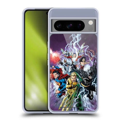 Justice League DC Comics Comic Book Covers New 52 #15 Soft Gel Case for Google Pixel 8 Pro