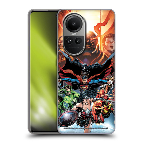 Justice League DC Comics Comic Book Covers #10 Darkseid War Soft Gel Case for OPPO Reno10 5G / Reno10 Pro 5G