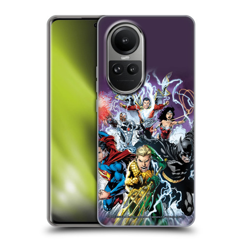 Justice League DC Comics Comic Book Covers New 52 #15 Soft Gel Case for OPPO Reno10 5G / Reno10 Pro 5G
