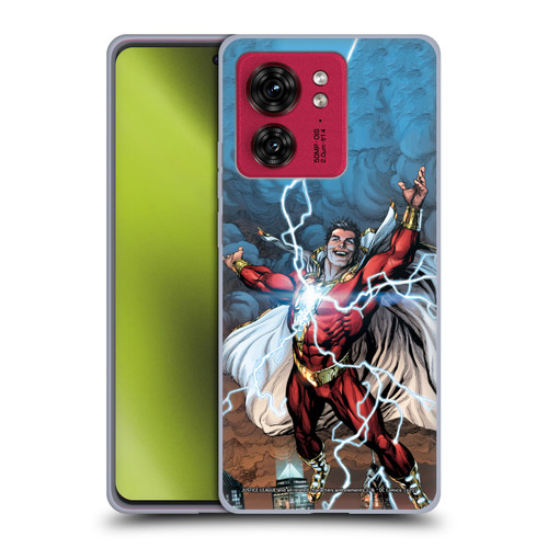 Justice League DC Comics Shazam Comic Book Art Issue #1 Variant 2019 Soft Gel Case for Motorola Moto Edge 40