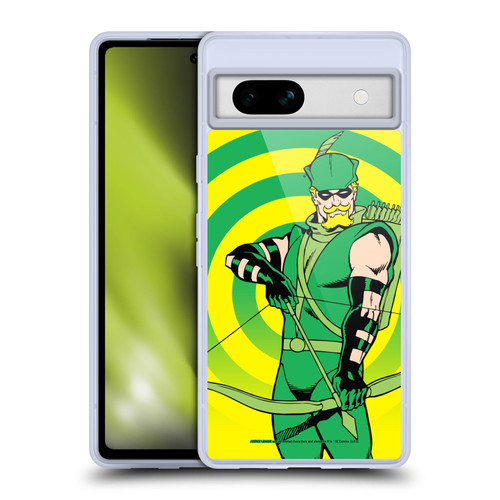 Justice League DC Comics Green Arrow Comic Art Classic Soft Gel Case for Google Pixel 7a