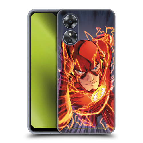 Justice League DC Comics The Flash Comic Book Cover Vol 1 Move Forward Soft Gel Case for OPPO A17