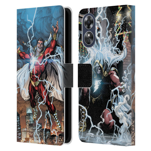 Justice League DC Comics Shazam Comic Book Art Issue #1 Variant 2019 Leather Book Wallet Case Cover For OPPO A17
