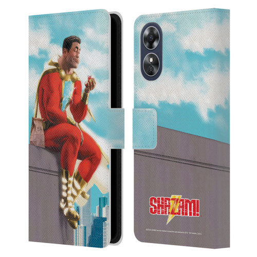 Justice League DC Comics Shazam Comic Book Art Issue #9 Variant 2019 Leather Book Wallet Case Cover For OPPO A17
