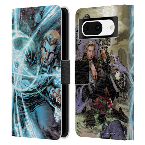 Justice League DC Comics Dark Comic Art Constantine #1 Leather Book Wallet Case Cover For Google Pixel 8