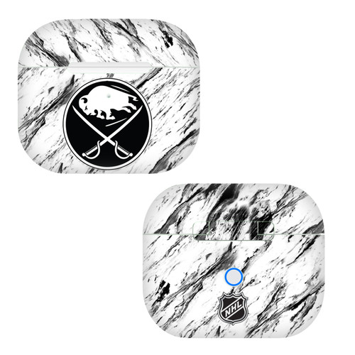 NHL Buffalo Sabres Marble Vinyl Sticker Skin Decal Cover for Apple AirPods 3 3rd Gen Charging Case