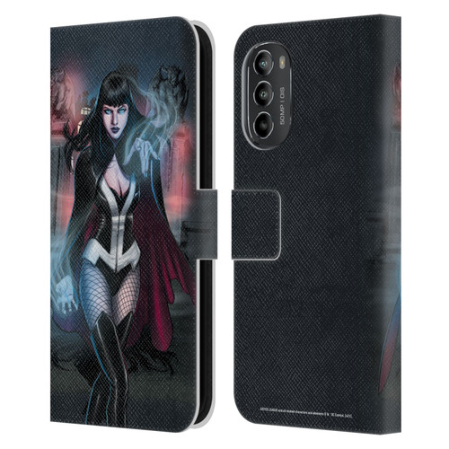 Justice League DC Comics Dark Comic Art Zatanna Futures End #1 Leather Book Wallet Case Cover For Motorola Moto G82 5G