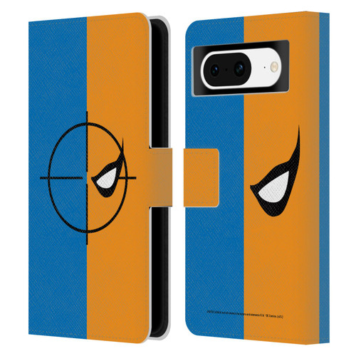 Justice League DC Comics Deathstroke Comic Art Logo Leather Book Wallet Case Cover For Google Pixel 8
