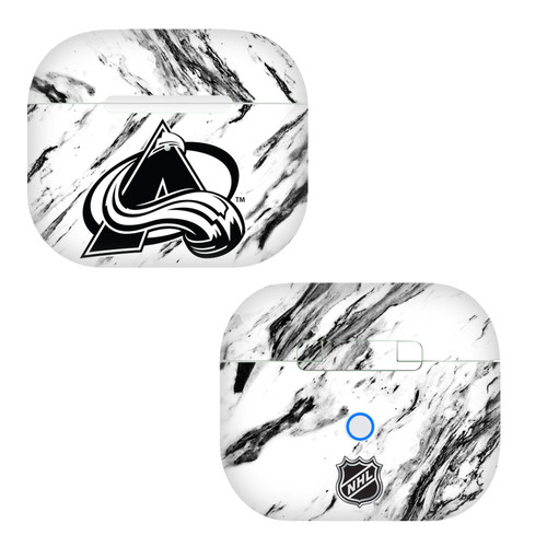 NHL Colorado Avalanche Marble Vinyl Sticker Skin Decal Cover for Apple AirPods 3 3rd Gen Charging Case