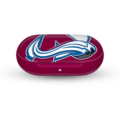 NHL Colorado Avalanche Oversized Vinyl Sticker Skin Decal Cover for Samsung Galaxy Buds / Buds Plus