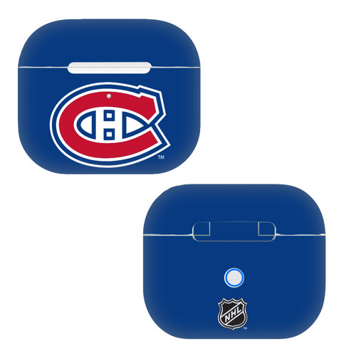 NHL Montreal Canadiens Plain Vinyl Sticker Skin Decal Cover for Apple AirPods 3 3rd Gen Charging Case