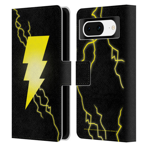 Justice League DC Comics Shazam Black Adam Classic Logo Leather Book Wallet Case Cover For Google Pixel 8