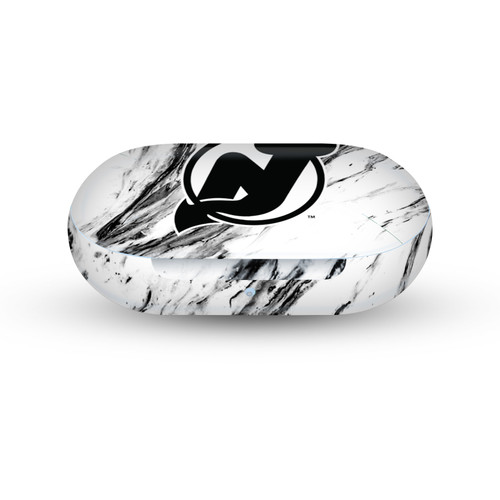 NHL New Jersey Devils Marble Vinyl Sticker Skin Decal Cover for Samsung Galaxy Buds / Buds Plus