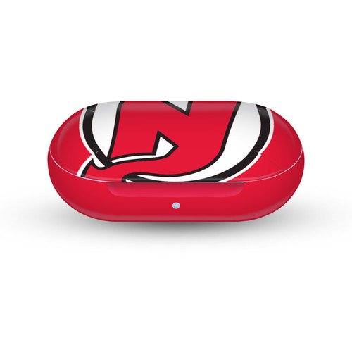 NHL New Jersey Devils Oversized Vinyl Sticker Skin Decal Cover for Samsung Galaxy Buds / Buds Plus