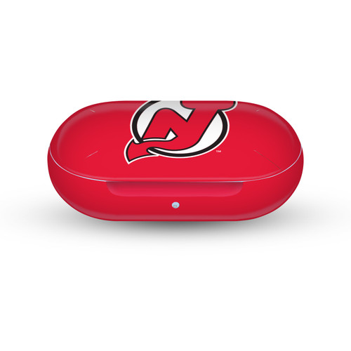 NHL New Jersey Devils Plain Vinyl Sticker Skin Decal Cover for Samsung Galaxy Buds / Buds Plus