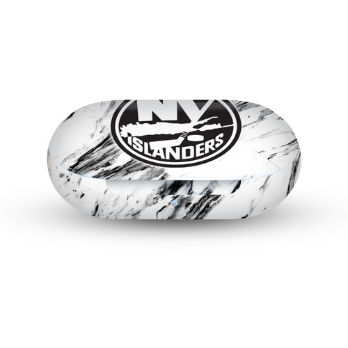 NHL New York Islanders Marble Vinyl Sticker Skin Decal Cover for Samsung Galaxy Buds / Buds Plus