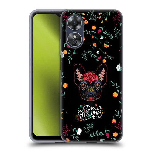 Klaudia Senator French Bulldog Day Of The Dead Soft Gel Case for OPPO A17