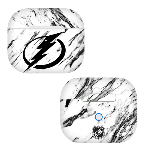 NHL Tampa Bay Lightning Marble Vinyl Sticker Skin Decal Cover for Apple AirPods 3 3rd Gen Charging Case