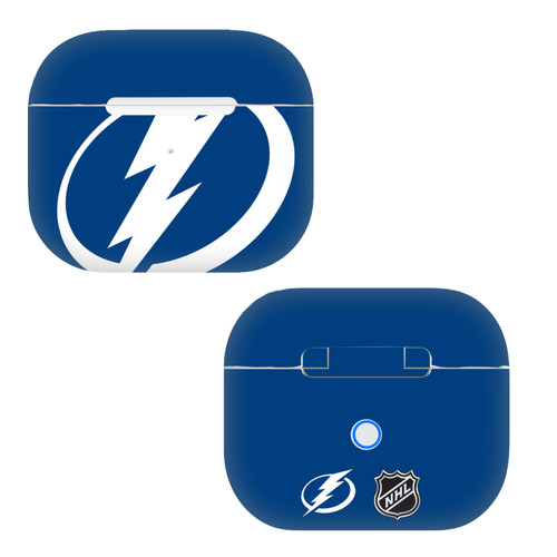 NHL Tampa Bay Lightning Oversized Vinyl Sticker Skin Decal Cover for Apple AirPods 3 3rd Gen Charging Case