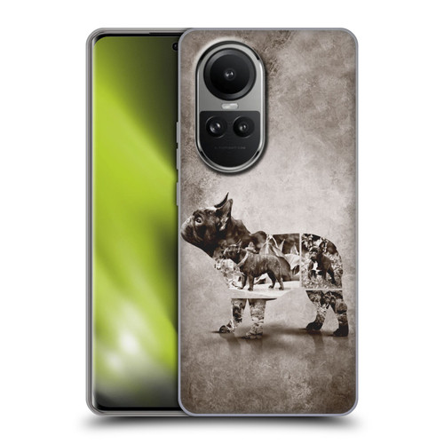 Klaudia Senator French Bulldog Vintage Soft Gel Case for OPPO Reno10 5G / Reno10 Pro 5G