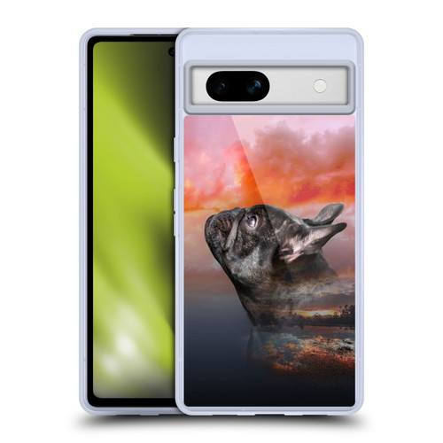 Klaudia Senator French Bulldog 2 Reminisce Soft Gel Case for Google Pixel 7a