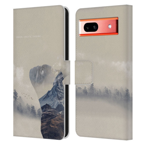 Klaudia Senator French Bulldog 2 Dream Leather Book Wallet Case Cover For Google Pixel 7a