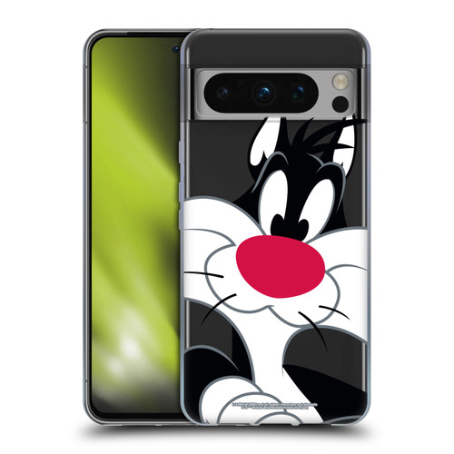 Looney Tunes Characters Sylvester The Cat Soft Gel Case for Google Pixel 8 Pro