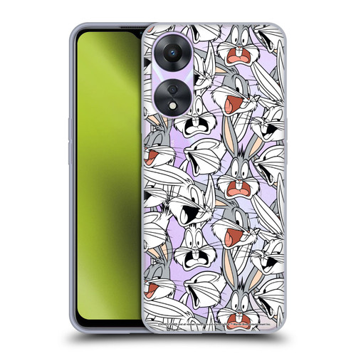 Looney Tunes Patterns Bugs Bunny Soft Gel Case for OPPO A78 5G