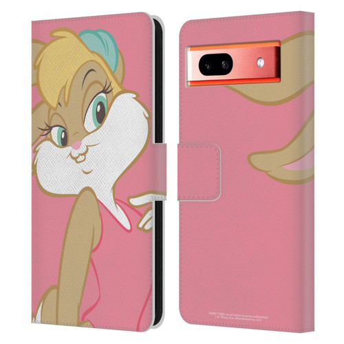 Looney Tunes Characters Lola Bunny Leather Book Wallet Case Cover For Google Pixel 7a