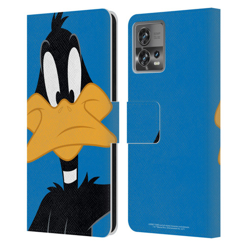 Looney Tunes Characters Daffy Duck Leather Book Wallet Case Cover For Motorola Moto Edge 30 Fusion