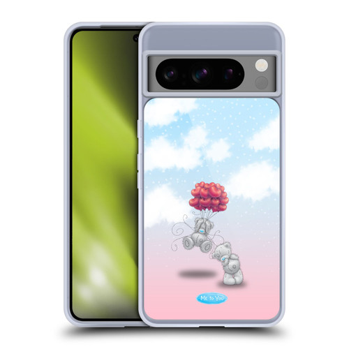 Me To You Classic Tatty Teddy Heart Balloons Soft Gel Case for Google Pixel 8 Pro