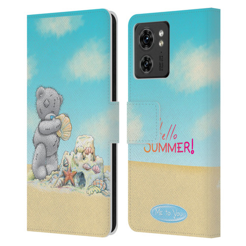 Me To You Classic Tatty Teddy Summer Leather Book Wallet Case Cover For Motorola Moto Edge 40