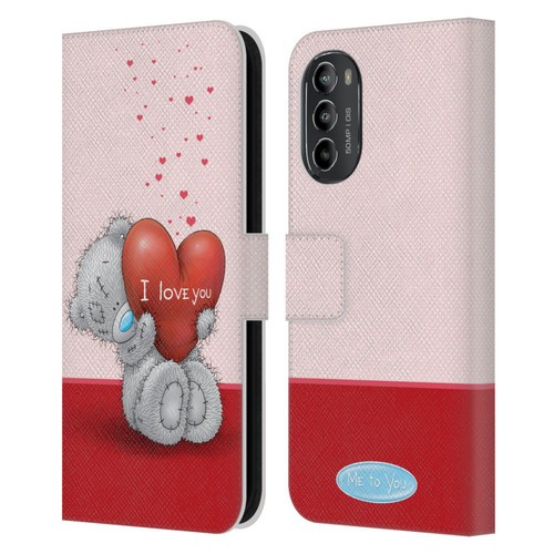 Me To You Classic Tatty Teddy I Love You Leather Book Wallet Case Cover For Motorola Moto G82 5G