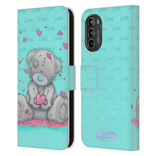Me To You Classic Tatty Teddy Love Leather Book Wallet Case Cover For Motorola Moto G82 5G