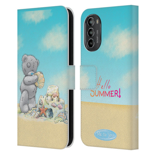 Me To You Classic Tatty Teddy Summer Leather Book Wallet Case Cover For Motorola Moto G82 5G