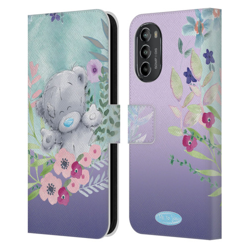 Me To You Soft Focus Happy Tatty Leather Book Wallet Case Cover For Motorola Moto G82 5G