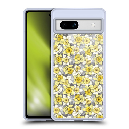 Micklyn Le Feuvre Florals Daffodil Daze Soft Gel Case for Google Pixel 7a