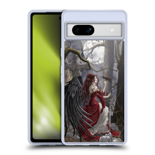 Nene Thomas Deep Forest Dark Angel Fairy With Raven Soft Gel Case for Google Pixel 7a