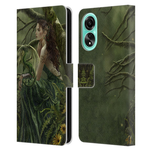 Nene Thomas Deep Forest Queen Fate Fairy With Dragon Leather Book Wallet Case Cover For OPPO A78 4G