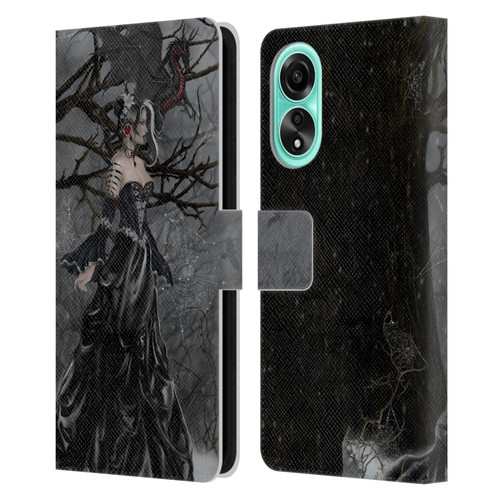 Nene Thomas Deep Forest Queen Gothic Fairy With Dragon Leather Book Wallet Case Cover For OPPO A78 4G