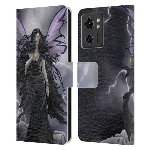 Nene Thomas Gothic Storm Fairy With Lightning Leather Book Wallet Case Cover For Motorola Moto Edge 40