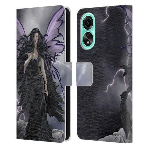 Nene Thomas Gothic Storm Fairy With Lightning Leather Book Wallet Case Cover For OPPO A78 4G