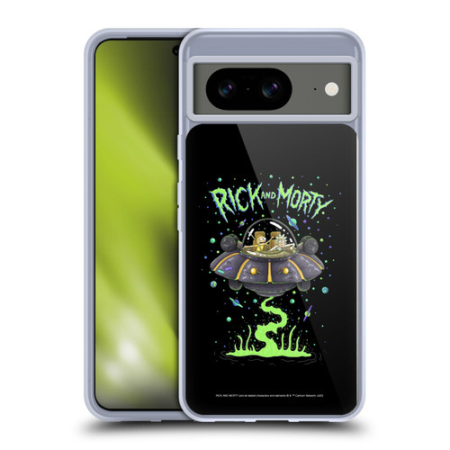 Rick And Morty Season 1 & 2 Graphics The Space Cruiser Soft Gel Case for Google Pixel 8