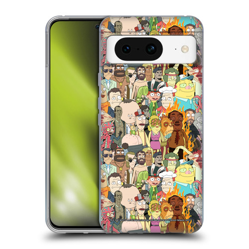 Rick And Morty Season 3 Graphics Interdimensional Space Cable Soft Gel Case for Google Pixel 8